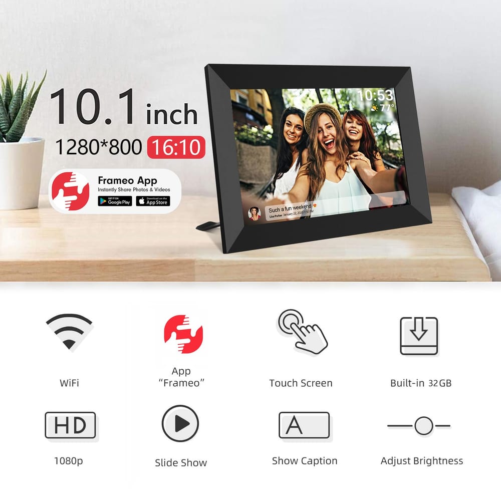Cadre Photo Connecté WiFi Tactile