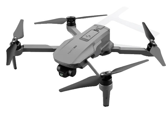 Folding GPS camera drone