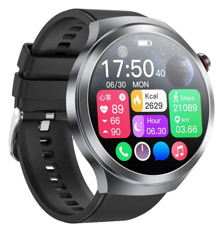 AMOLED smartwatch for calls and activity