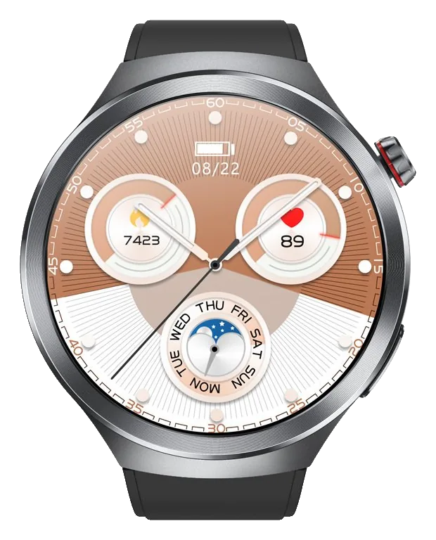 AMOLED smartwatch for calls and activity