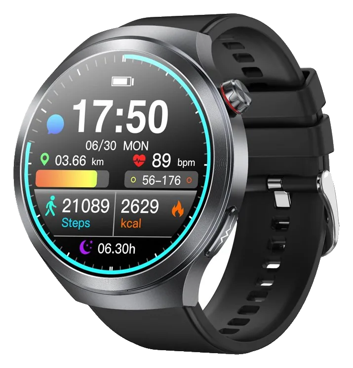 AMOLED smartwatch for calls and activity