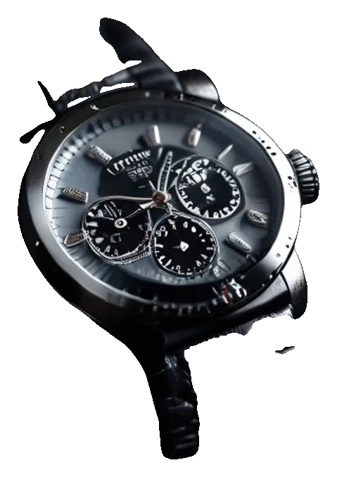 50 mm quartz chronograph with silicone strap