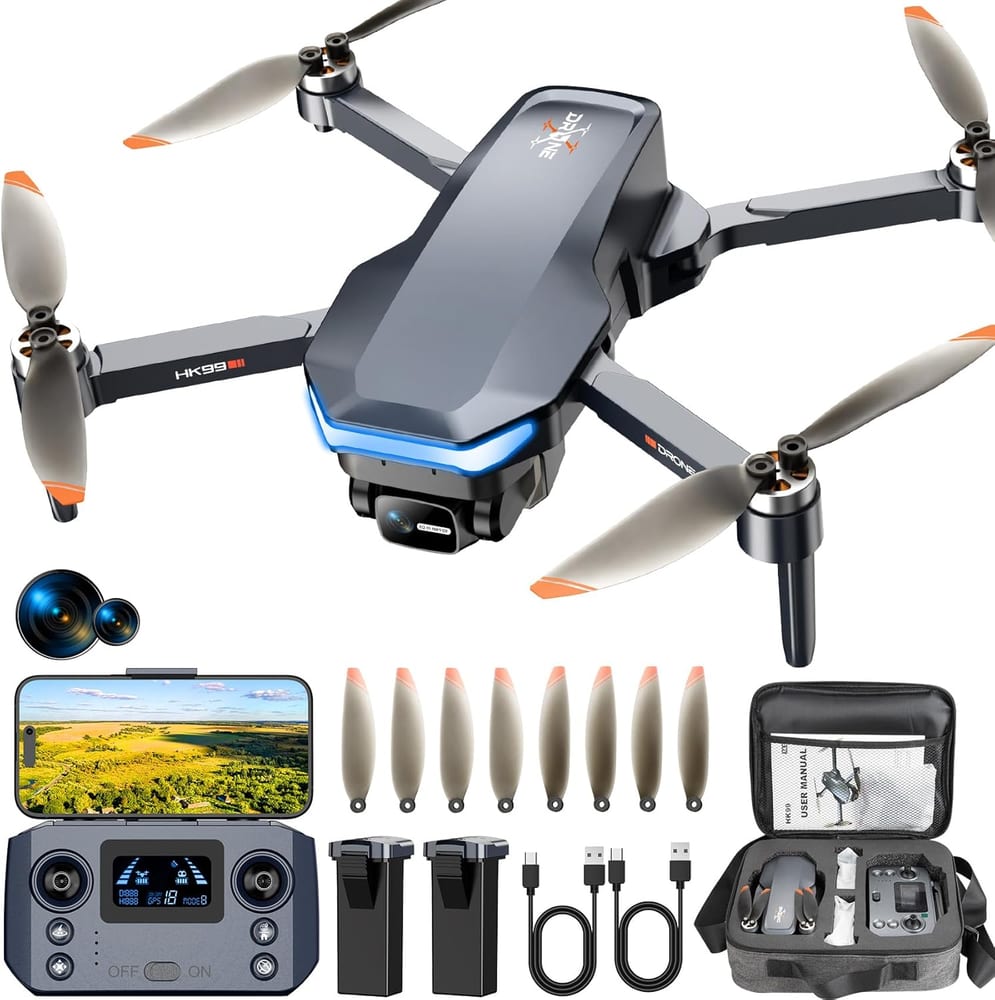 Drone Câmara 4K GPS Gimbal 3 Eixos