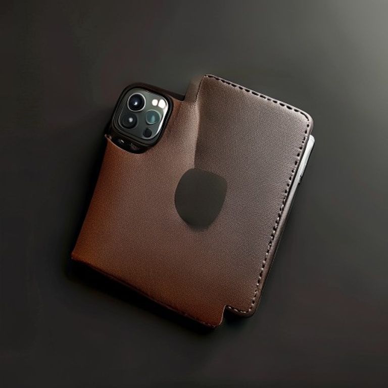 Pochette MagSafe Wallet Cuir Vegan