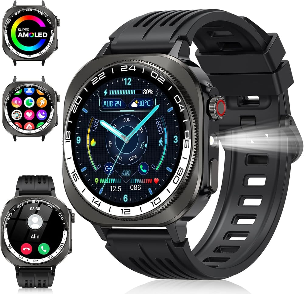 Smartwatch AMOLED Appels Bluetooth