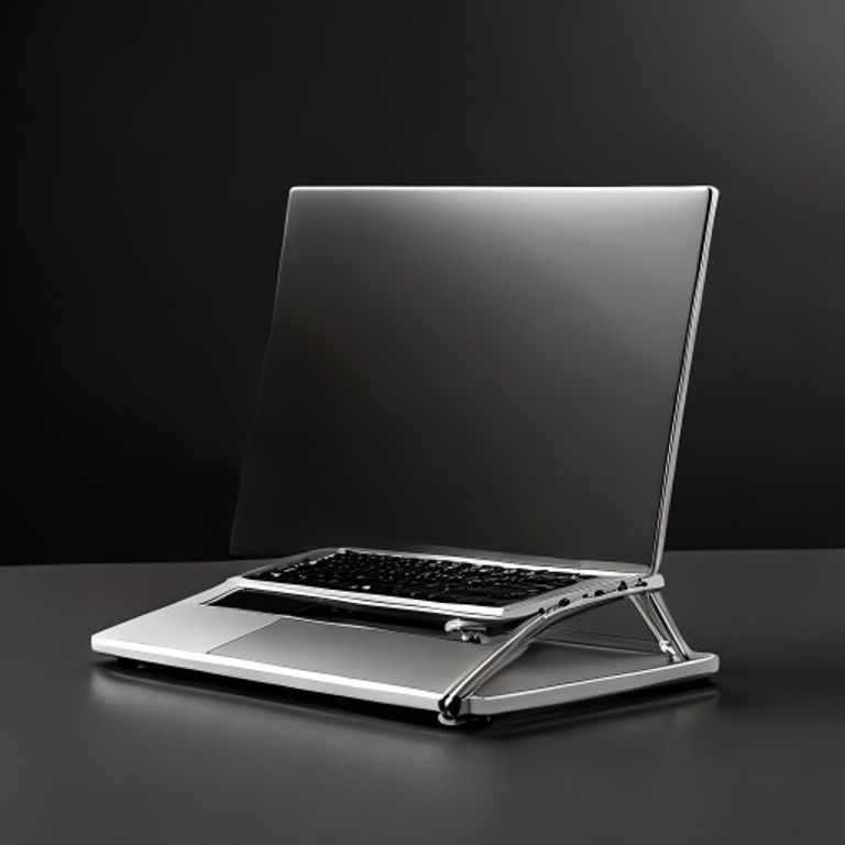 Stand Laptop Réglable Aluminium