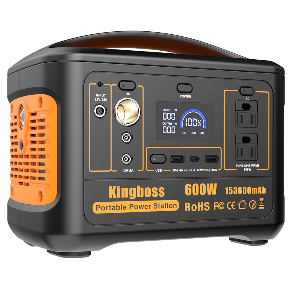 Station d'Énergie Portable 600W Solaire